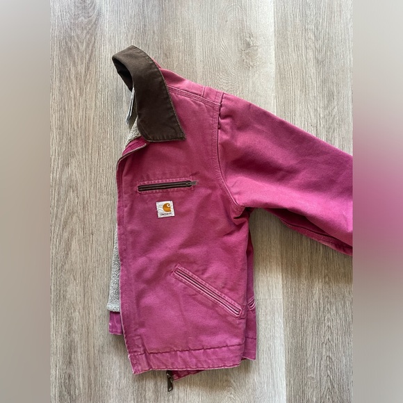 Rare Carhartt Detroit Pink Jacket - Picture 3 of 4